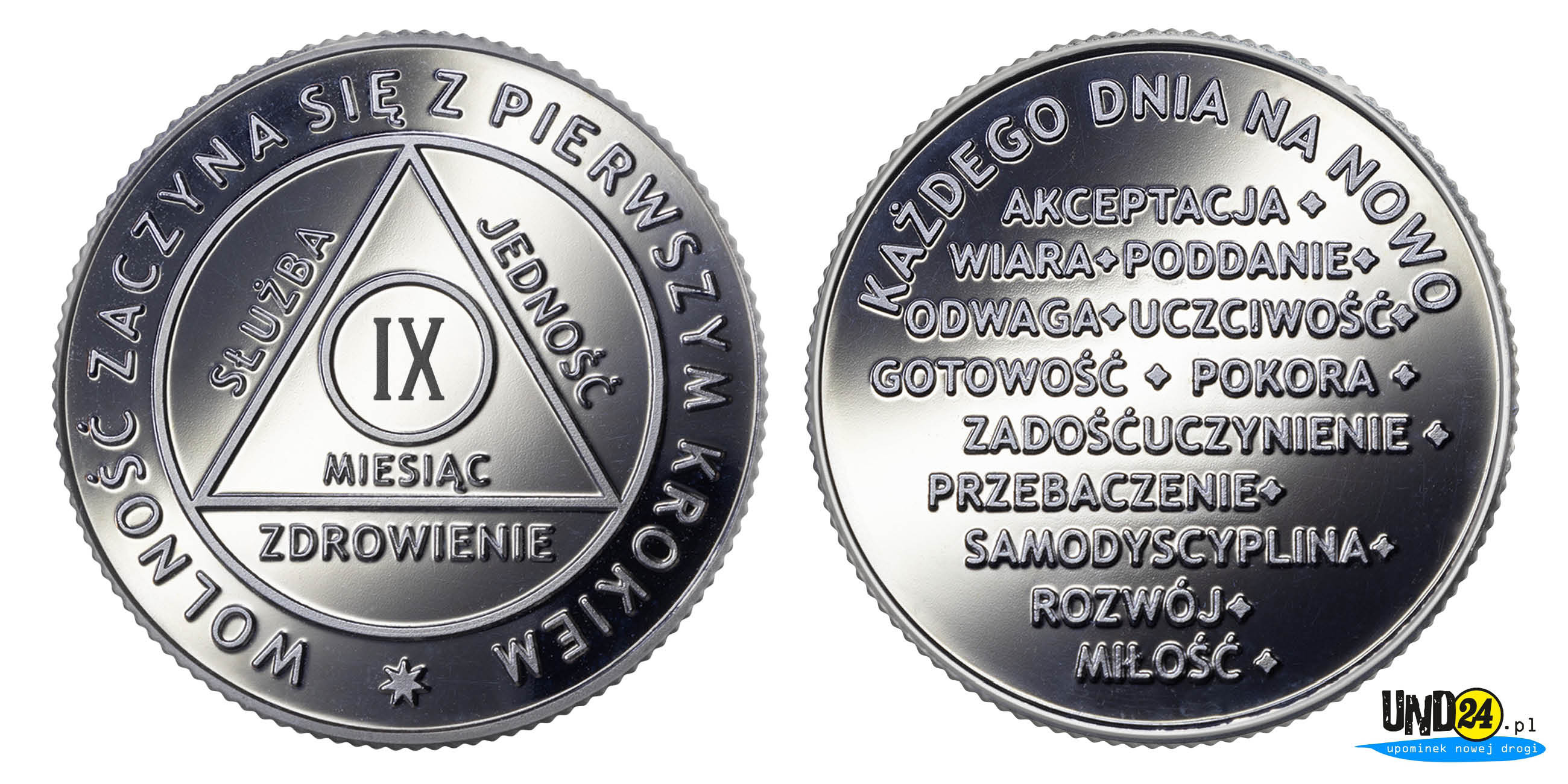 Medal 9. Miesiąc trzeźwości w Amerykańskim Stylu